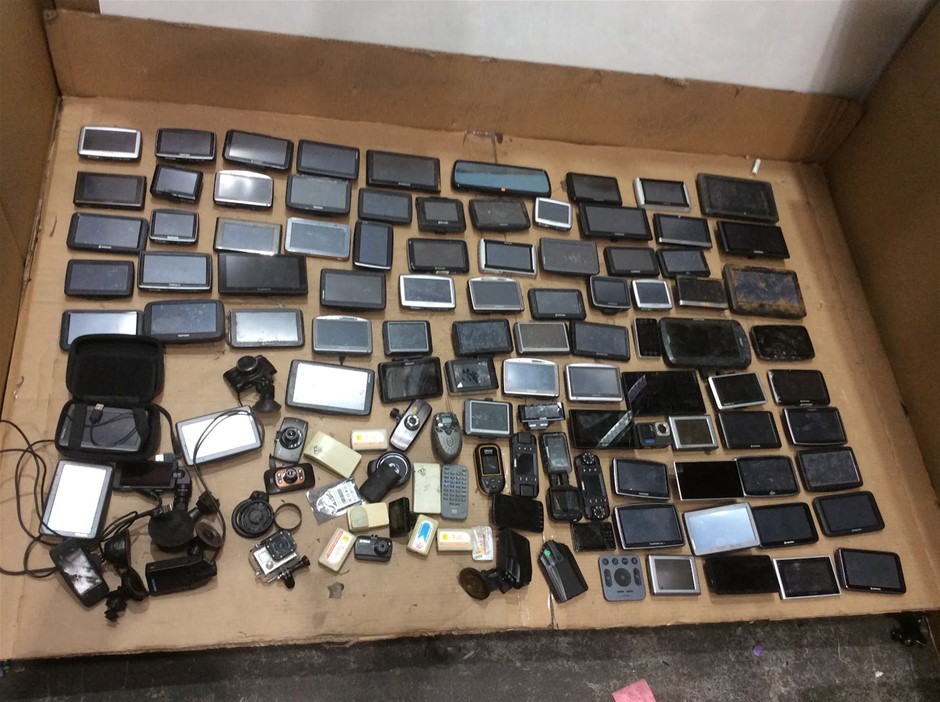 Mixed Brand GPS Navigation Devices And Handheld Electronic Devices Lot