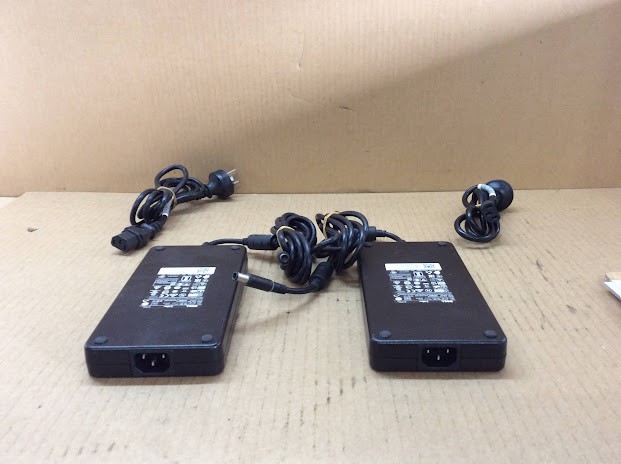 DELL 240W Large Round Pin Laptop Chargers (Lot of 2)