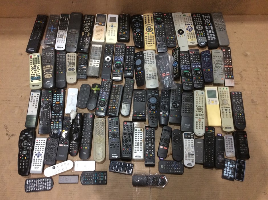 Mixed Brand TV Remote Controls