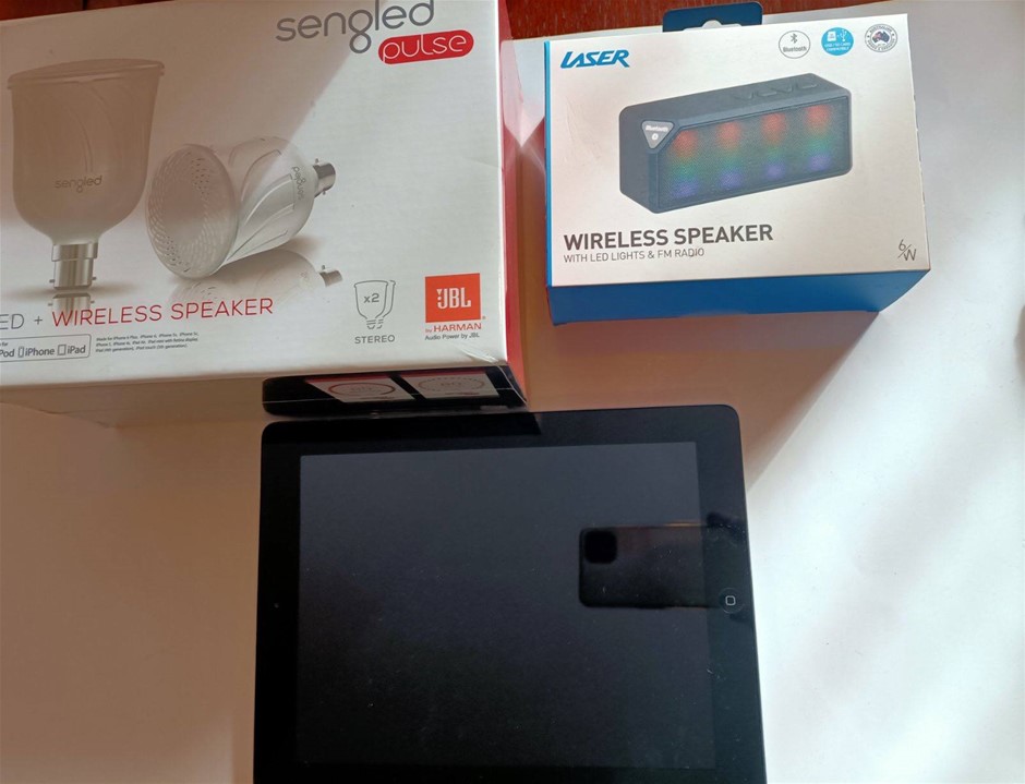 iPad and Bluetooth Speakers .Others