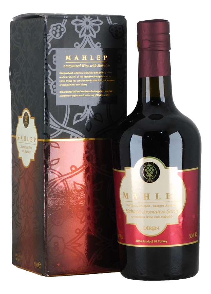 Diren Mahlep Aromatised Red Wine NV (6x 500mL), Turkey