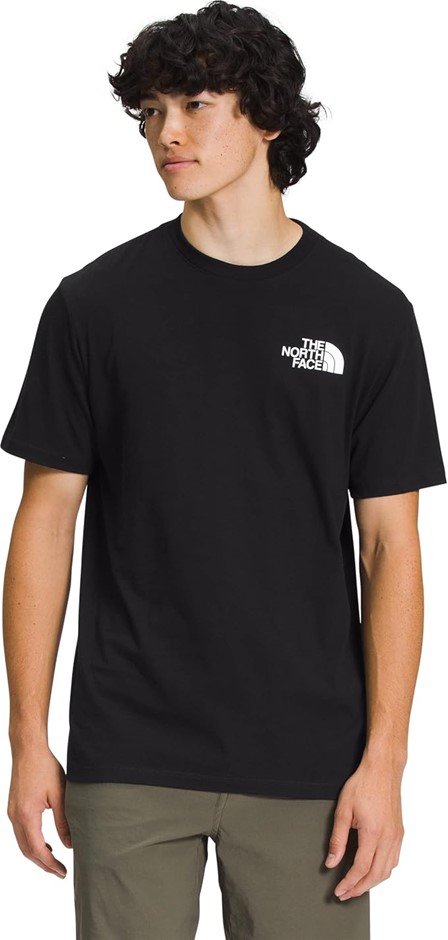 The North Face Men's Short Sleeve Box NSE Tee, TNF Black/TNF White, XX-Larg