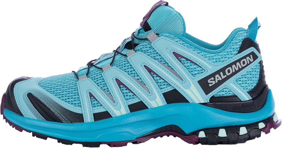SALOMON Women's XA PRO 3D Trail Running and Hiking Shoe, Blue Curacao/Blueb