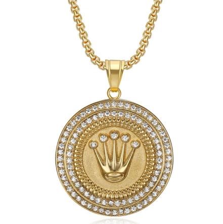 Pendant in 18k Yellow Gold Plated-free chain