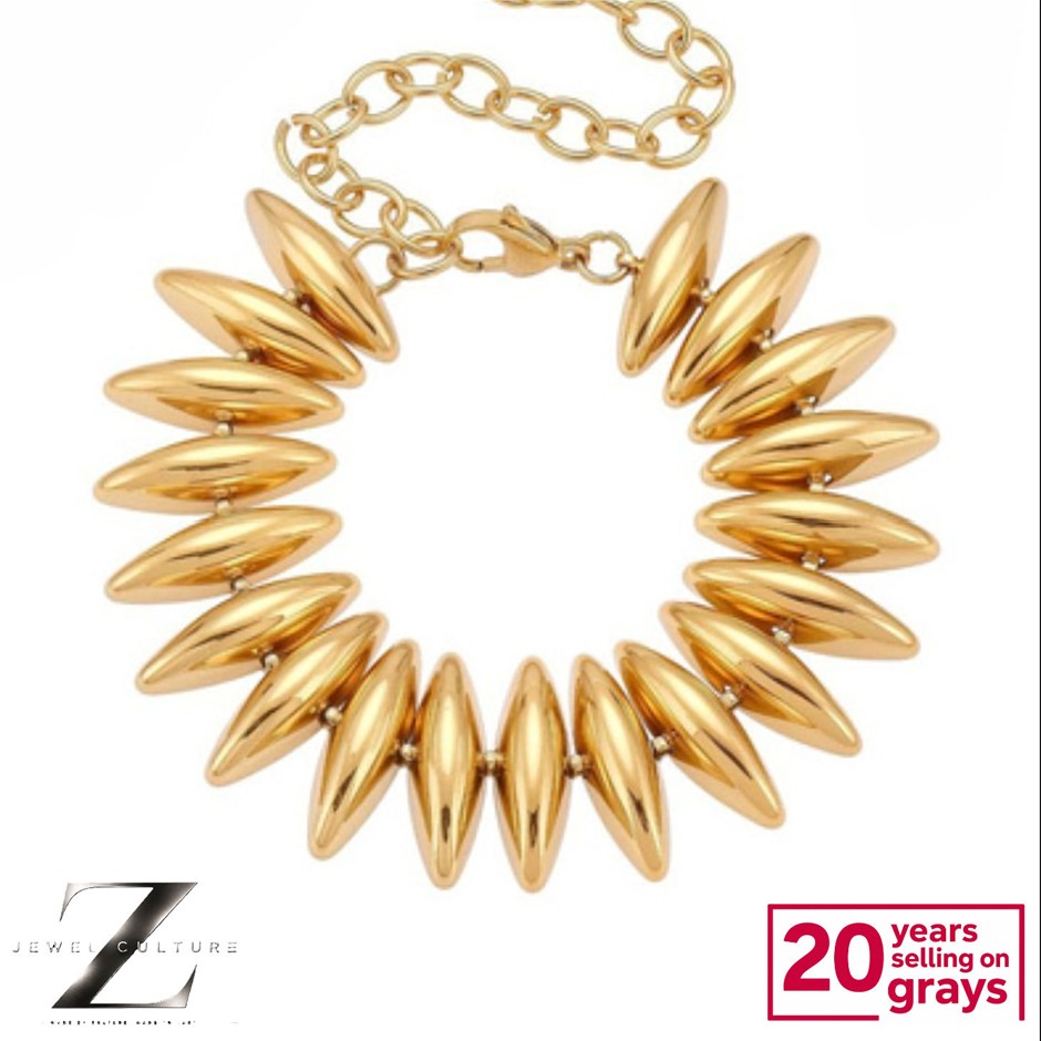 18k Gold Plated Vintage Style Bracelet