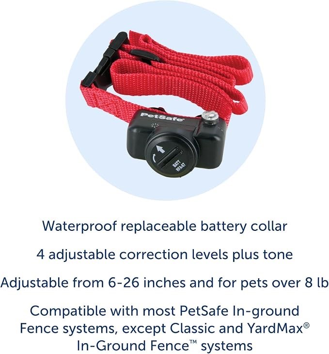 PETSAFE Deluxe UltraLight Extra Receiver Collar. NB: Used, damaged packagin