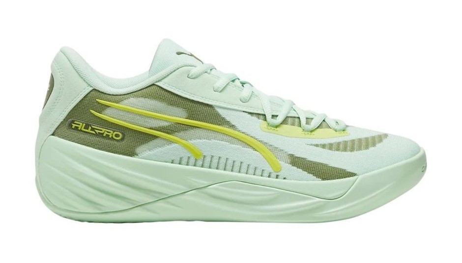 PUMA Men's All-Pro Nitro Sneaker, US9.5/EU42.5, Fresh Mint/Olive Green, 379