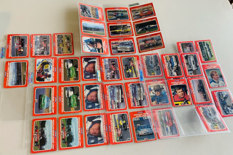 Lot of 1986 Scanlens racing cards