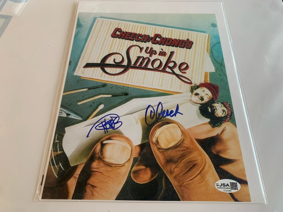 Cheech Marin & Tommy Chong Signed "Cheech & Chong's Up in Smoke"