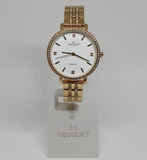 HEUGUET Celestia Women's Dress Watch — Gold