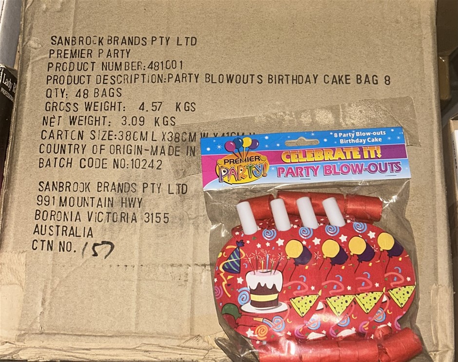48x Party Blow-Outs