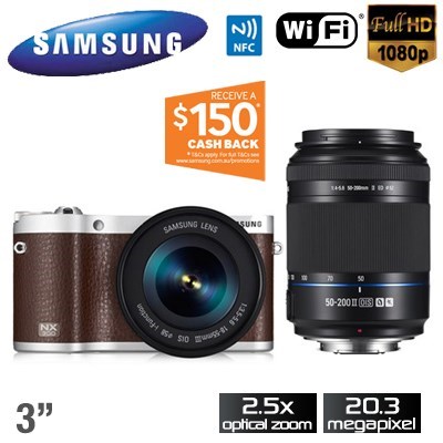 Samsung NX300 Twin Lens Kit - Smart Came