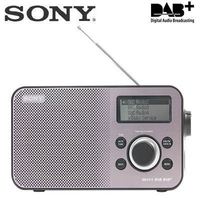 Sony DAB/DAB+/FM Digital Radio - Silver/