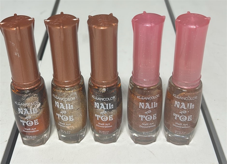 5x Kleancolor Nail Polish