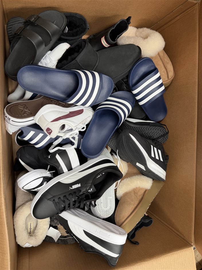 122 x Assorted NEW Unpaired Odd Shoes, Men's & Women's, Brands Incl: ADIDAS