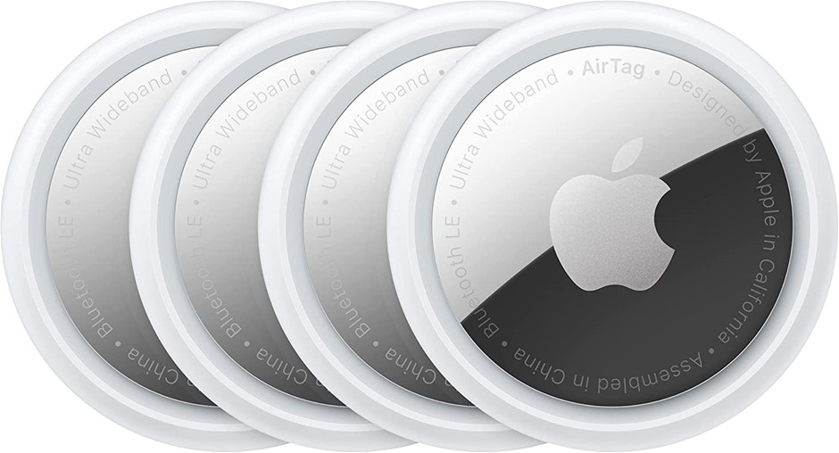 APPLE Air Tag 4-Pack (2nd Generation). S/N: GN21X70RHH.