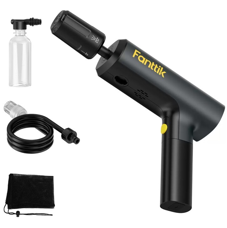 FANTTIK K100 Portable Cordless Electric Pressure Washer. NB: minor use, no