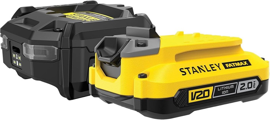 Stanley Fatmax 18V V20 2.0Ah Battery Starter Kit