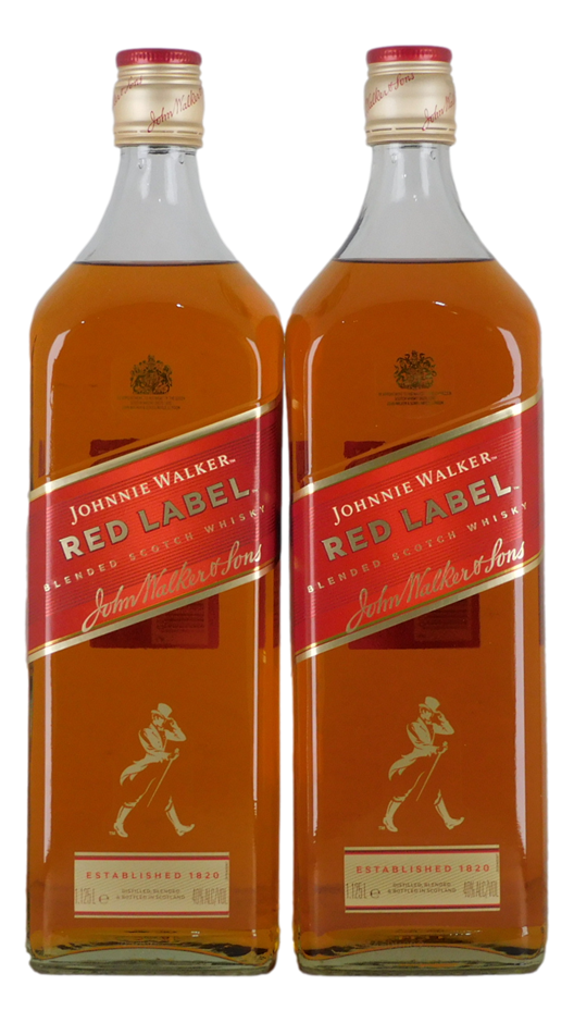 Johnnie Walker Red Label Blended Scotch Whisky (2x 1.125L) Scotland