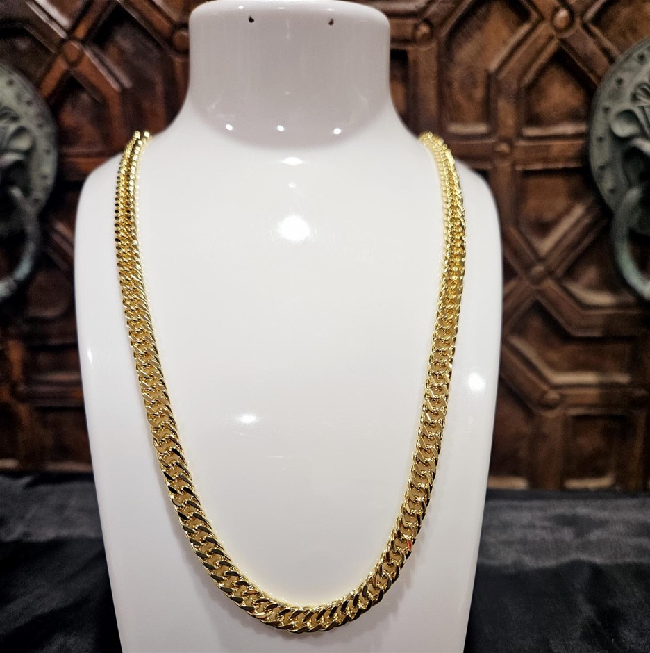 18KGF/Italy Stamped Yellow Gold Filled Chain -60cm-Bonus Gift