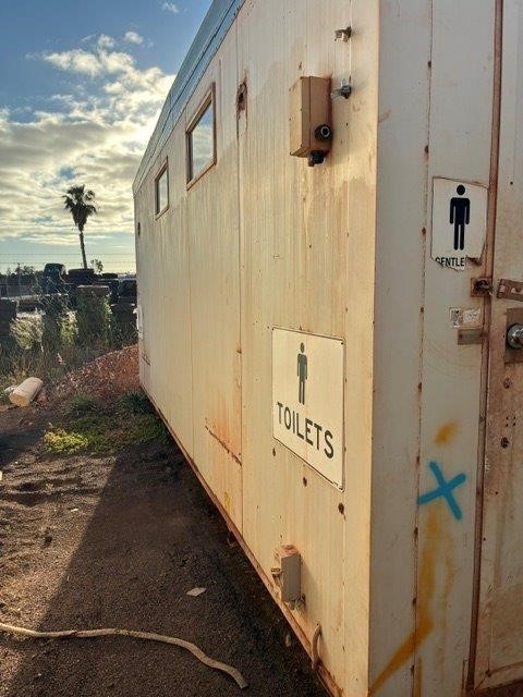 2012 Red Ochre Toilet Block Event 6.0Mx2.4M **Whyalla Playford**
