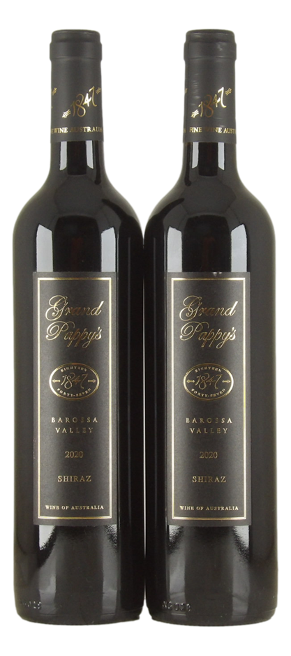 1847 Grand Pappy`s Shiraz 2020 (2x 750mL), Barossa Valley.