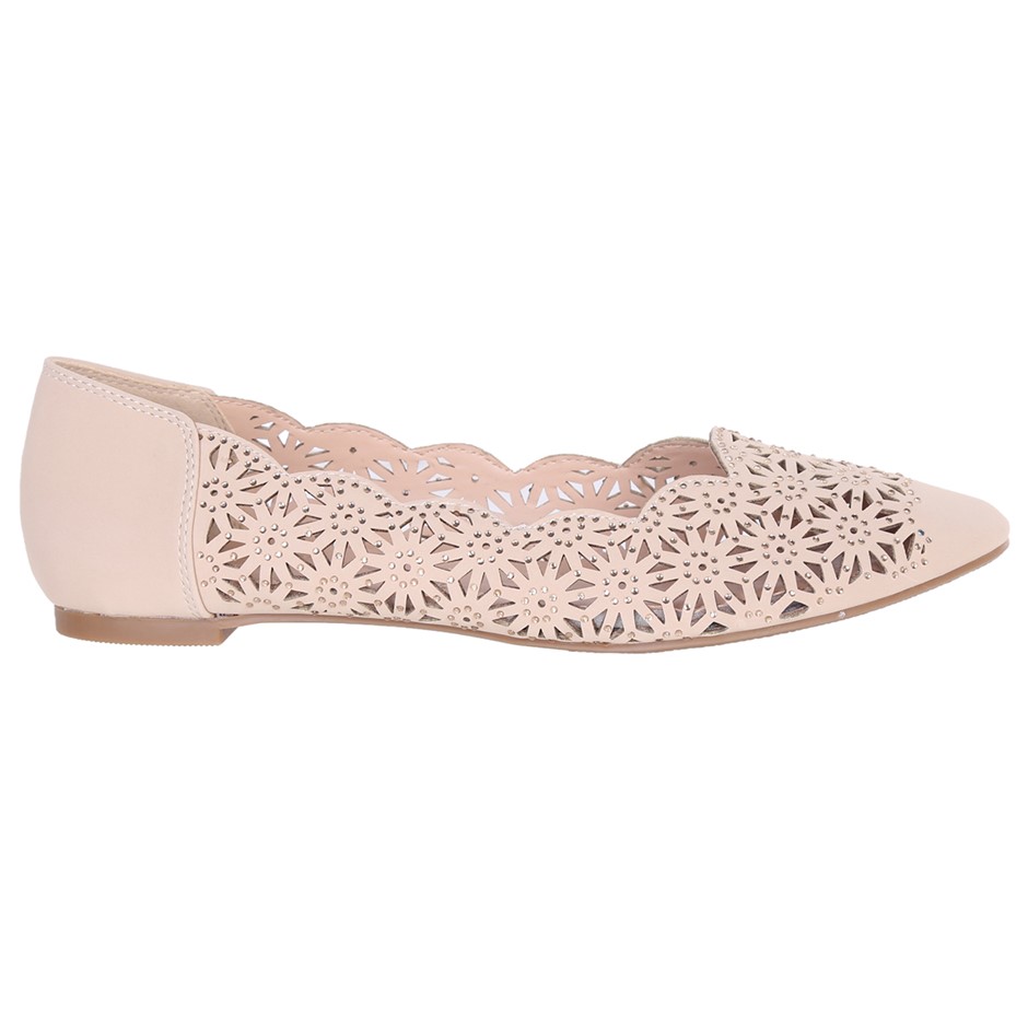 ALFINA WomenÆs Oralie Ballet Flats, Size EU37, Beige, ORALIE. Buyers Note