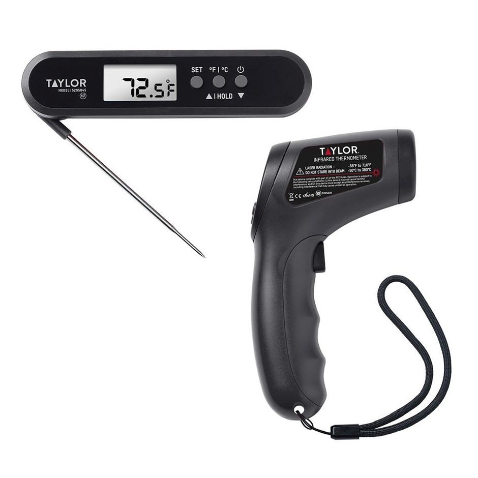 TAYLOR 2pc Digital Thermometer. NB: Used, not in original packaging.
