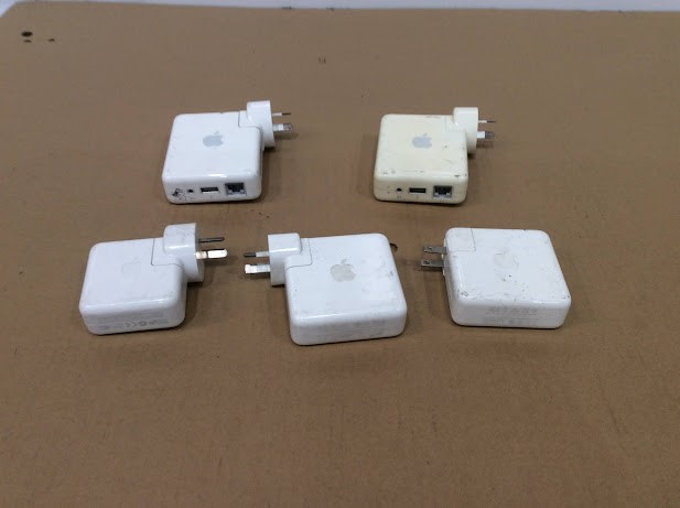 Apple Mixed Model Power Adapters (Lot of 5)