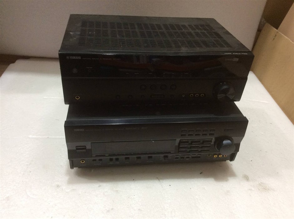 Yamaha RX-V371 & RX-V2092 Natural Sound AV Receivers (Lot of 2)