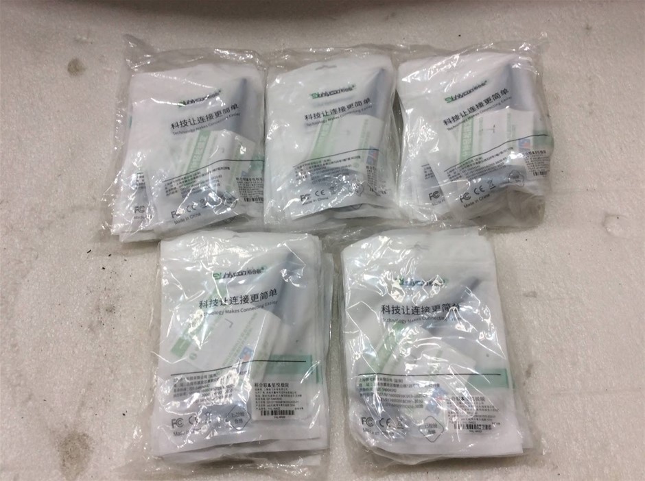 Yuliycon YHL-WK02 USB Wireless Wi-Fi Adapter w/Antenna - New (Lot of 5)