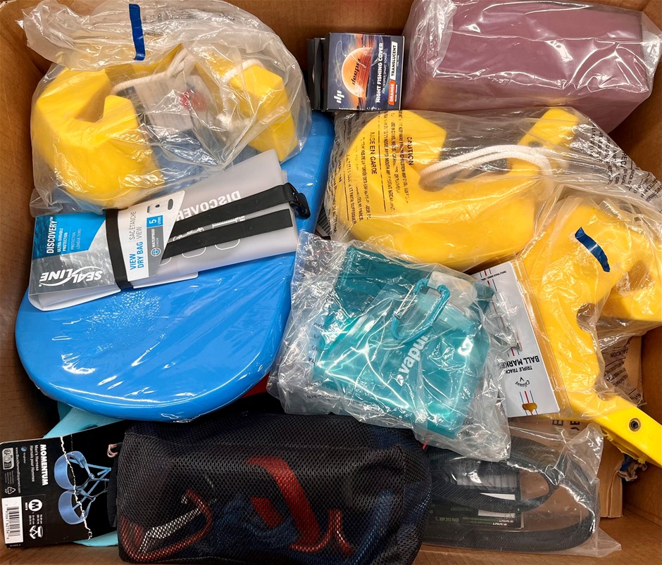 Assorted Sports Products. NB: Sold as shown in image.