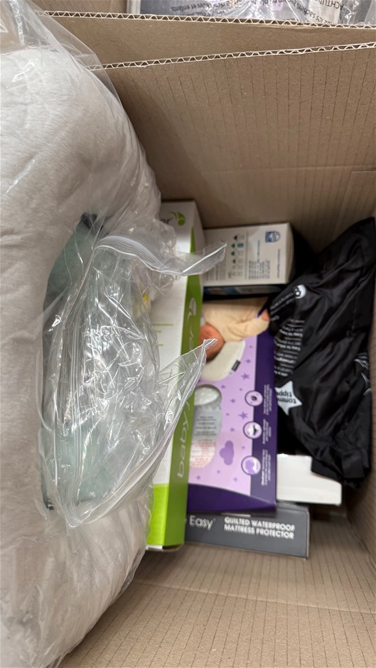Assorted Box of Baby Items. NB: Items may not be in original packaging and