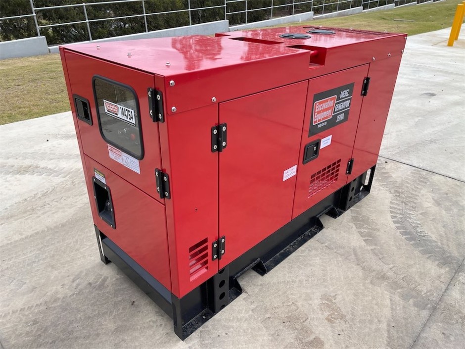 <p>Silenced 25kVA Generator (Unused)</p>