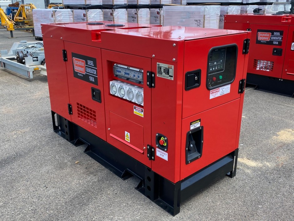 <p>Silenced 15kVA Generator(Unused)</p>