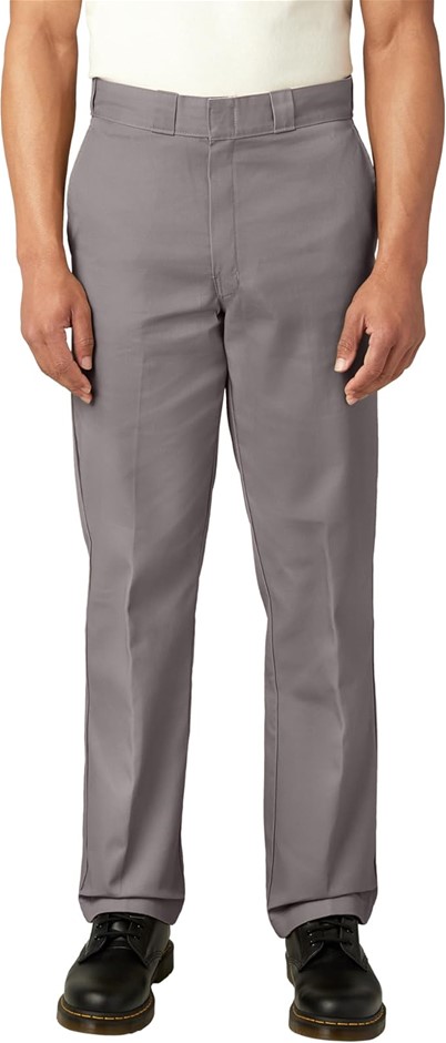 DICKIES Men's Original 874 Work Pant, 29W x 32L, Silver, 874SV.