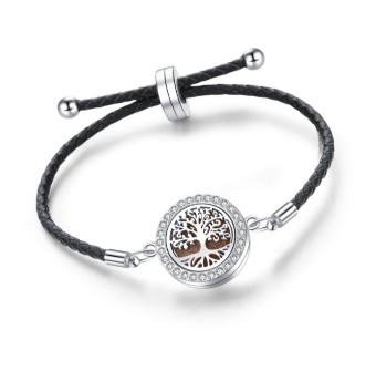 Stunning Aroma Perfume Tree of Life Bracelet - Brown