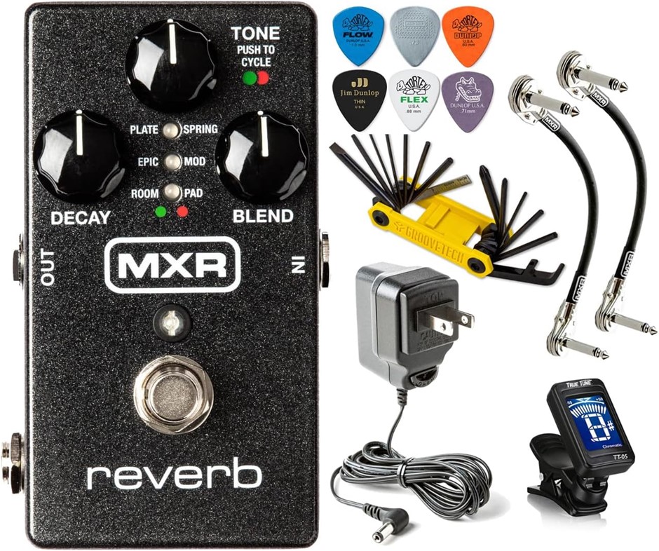 MXR M300 Reverb Electric Guitar Effects Pedal. RRP: $371.31
