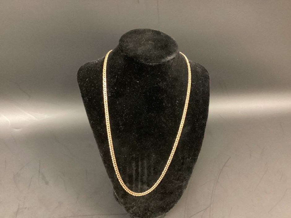 1 X Stamped 9ct Yellow Gold, Chain Necklet