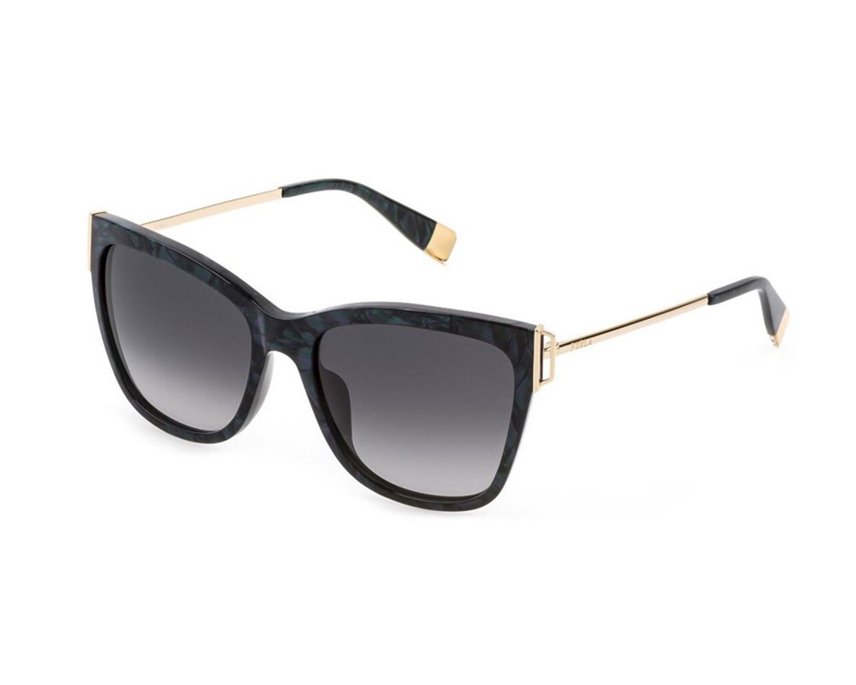 FURLA Sunglasses, 55-17-135, Green Smoke (09ZC), SFU462 (RX). RRP: $150. B