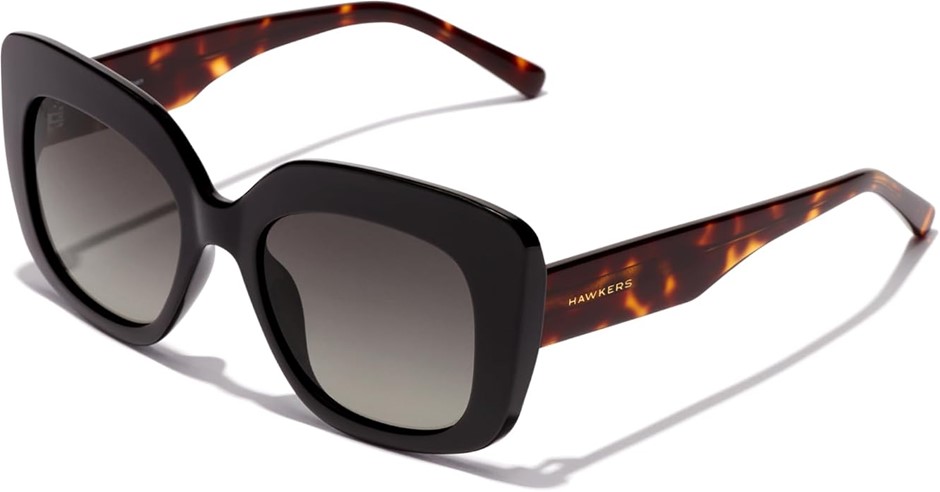 HAWKERS Unisex TANGO Sunglasses, Carey Smoky Black Eco. Buyers Note - Disc