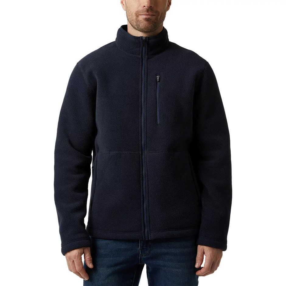 32DEGREES Men's Weekend Zip Sherpa Fleece, Size XL, Navy. Buyers Note - Di