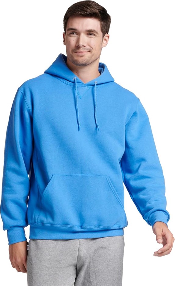 RUSSELL ATHLETIC Men's Dri Power Pullover Fleece Hoodie, Size XL, Collegiat