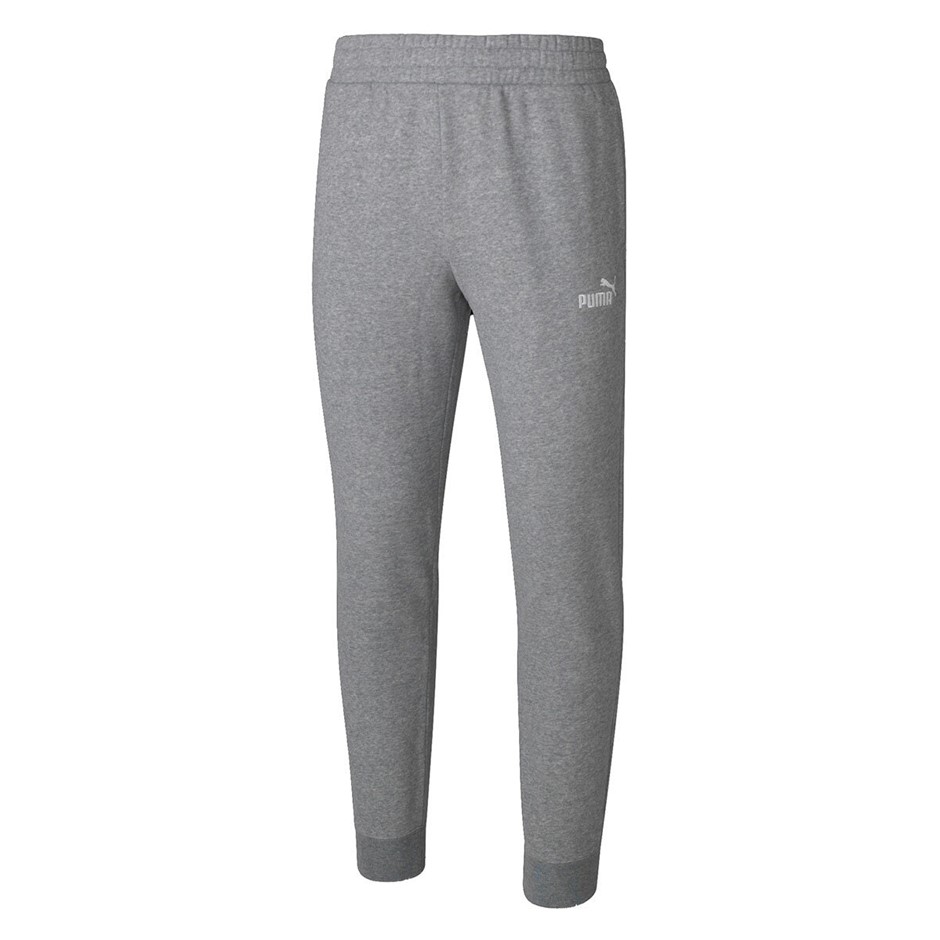 PUMA Men's ESS No.1 Logo Fleece Sweatpants, Size L, Medium Grey Heather (03