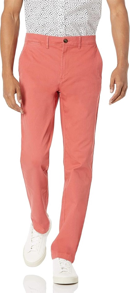 AMAZON ESSENTIALS Men's Slim-Fit Casual Stretch Chino Pant, 28W x 30L, Wash