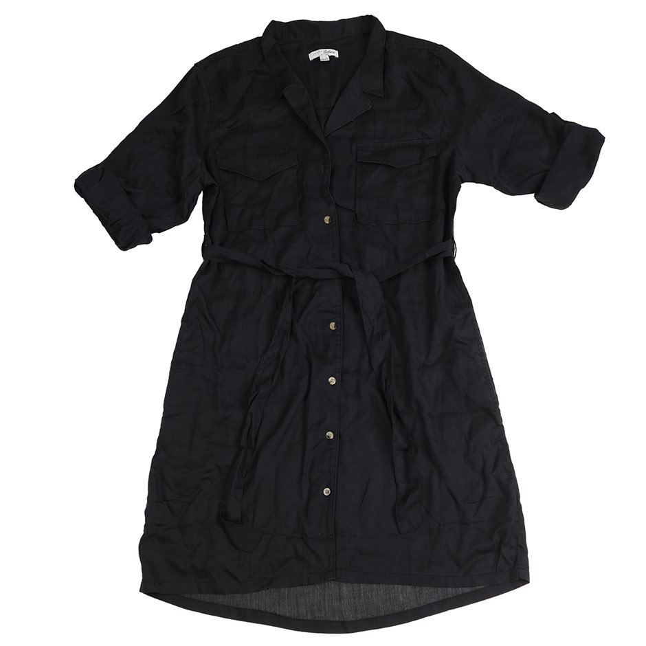 3 x JACHS GIRLFRIEND Women's Long Sleeve Dress, Size S, 100% Tencel (Lyocel