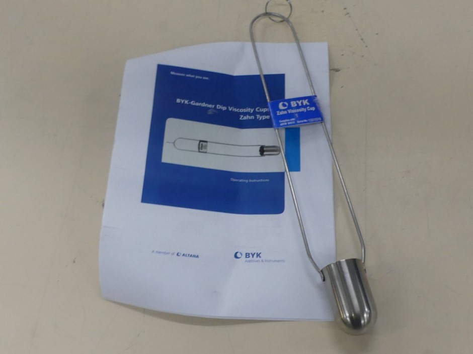 Zahn type viscometer cup suitable for thin oil, mixed paints, vanish and lacquers