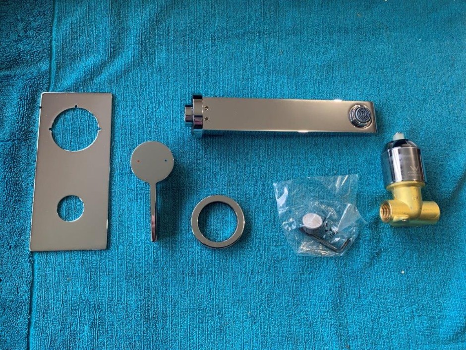 1 x Dorf Enigma Wall Basin/Bath Mixer (Unused)