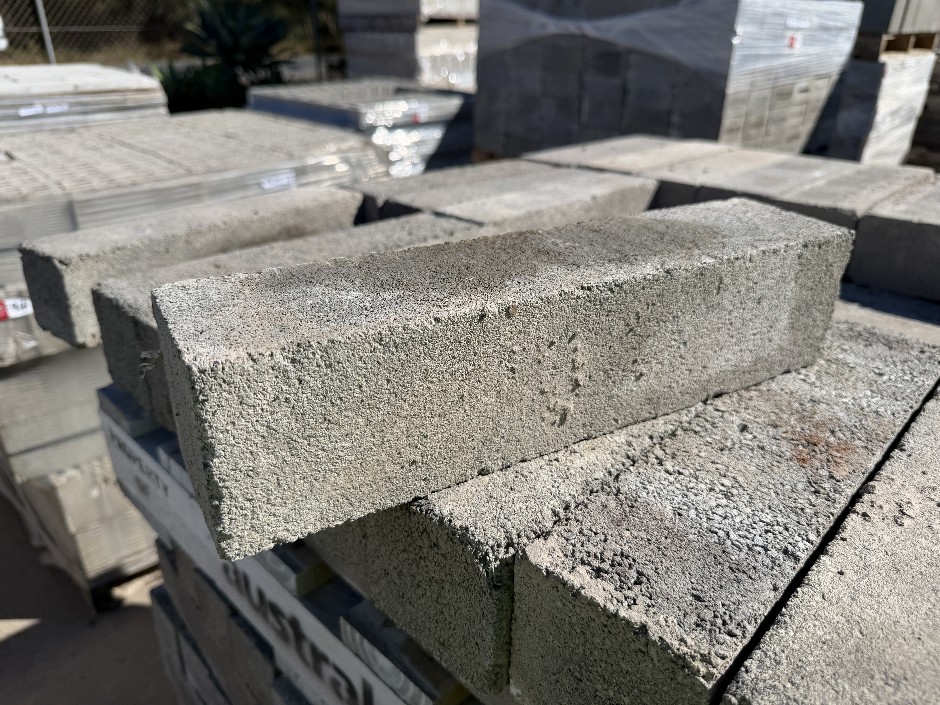 Concrete Building Blocks - Code 10.83 Grey with Smooth Face 90mm x 390mm