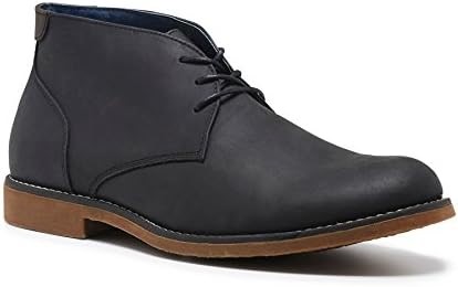 HUSH PUPPIES Men's Terminal Desert Boot. Size: US13/EU47. Colour: Black Rub